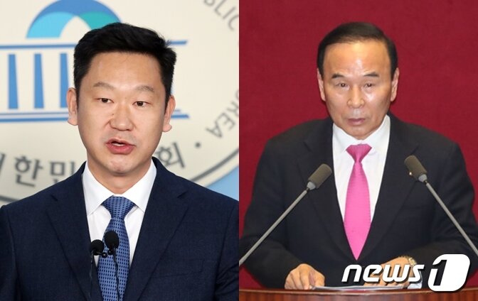 본문 이미지 - 충북 보은·옥천·영동·괴산에 출마하는 더불어민주당 후보 곽상언 변호사(왼쪽)와 박덕흠 미래통합당 의원. ⓒ 뉴스1