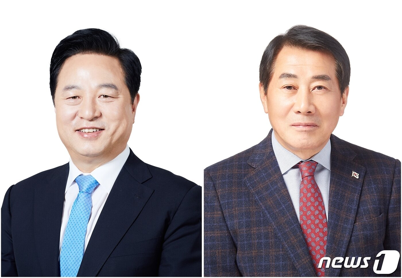 본문 이미지 - 경남 양산을에서 격돌한 김두관 민주당 후보(사진 왼쪽), 나동연 통합당 후보, ⓒ 뉴스1