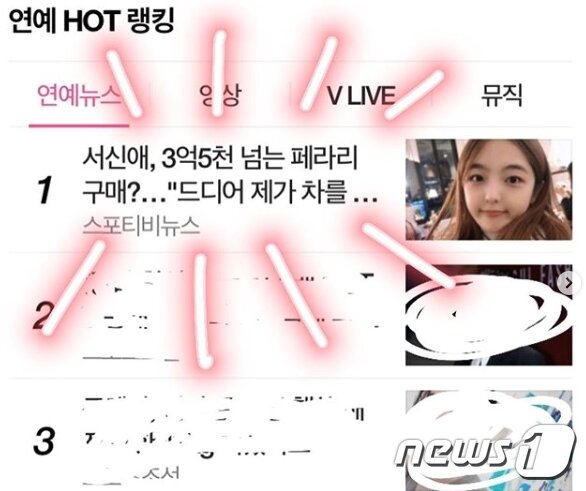 본문 이미지 - 서신애 인스타그램 갈무리 ⓒ 뉴스1