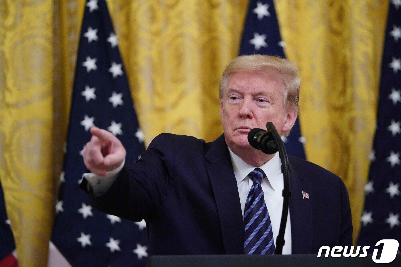 본문 이미지 - 트럼프 미국 대통령이 지난달 30일 백악관 행사에서 발언하고 있다. ⓒ AFP=뉴스1 ⓒ News1 우동명 기자