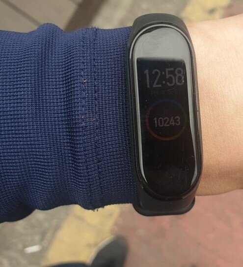 본문 이미지 - 도보로 배민커넥트 2시간가량을 하자 1만보는 넘겼다. ⓒ 뉴스1