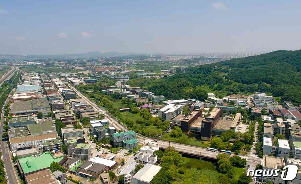 파주 출판도시 항공 사진. /사진제공=파주시청 © 뉴스1