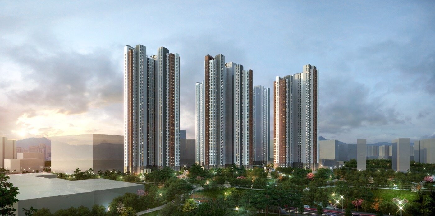 본문 이미지 - '화서역 푸르지오 브리시엘' 투시도./자료제공=대우건설ⓒ 뉴스1