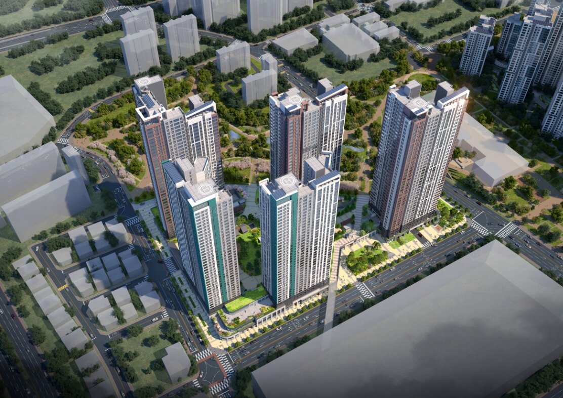 본문 이미지 - &#39;화서역 푸르지오 브리시엘&#39; 조감도./자료제공=대우건설ⓒ 뉴스1