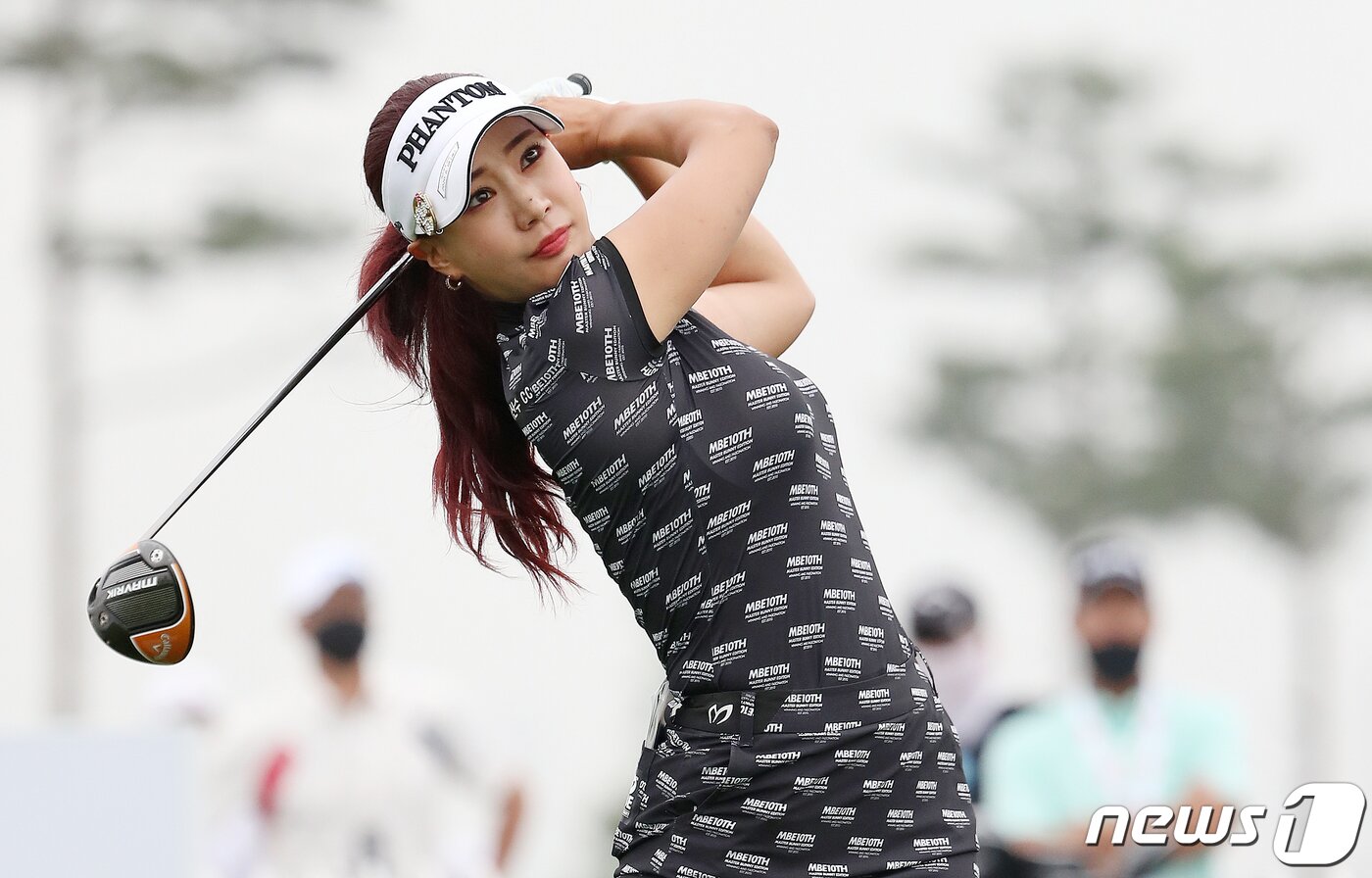 본문 이미지 - 프로골퍼 유현주. 2020.6.18/뉴스1 ⓒ News1 김진환 기자