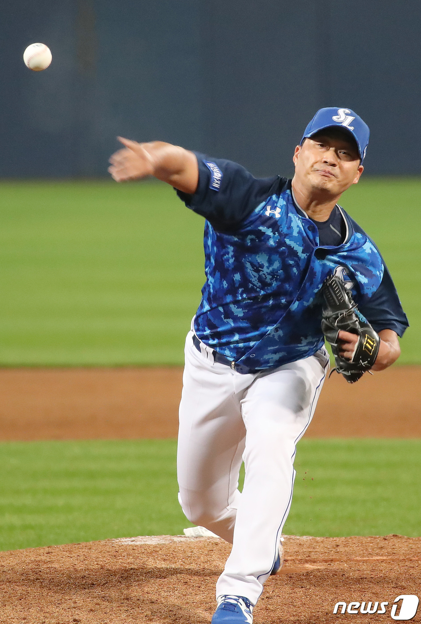 (대구=뉴스1) 공정식 기자 = 24일 오후 대구삼성라이온즈파크에서 열린 프로야구 '2020 신한은행 SOL KBO리그' 삼성 라이온즈와 한화 이글스의 경기, 2-1로 뒤지던 9회 …