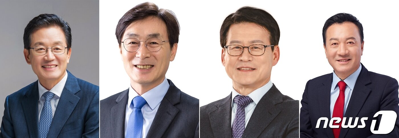 본문 이미지 - 21대 국회 임기를 시작한 충북의 초선 국회의원 4명이 중량감 있는 베테랑 인사들로 보좌진을 꾸려 의정활동에 힘을 실었다. 사진 왼쪽부터 더불어민주당 정정순·이장섭·임호선 의원, 미래통합당 엄태영 의원.(뉴스1 DB).2020.6.5.ⓒ 뉴스1