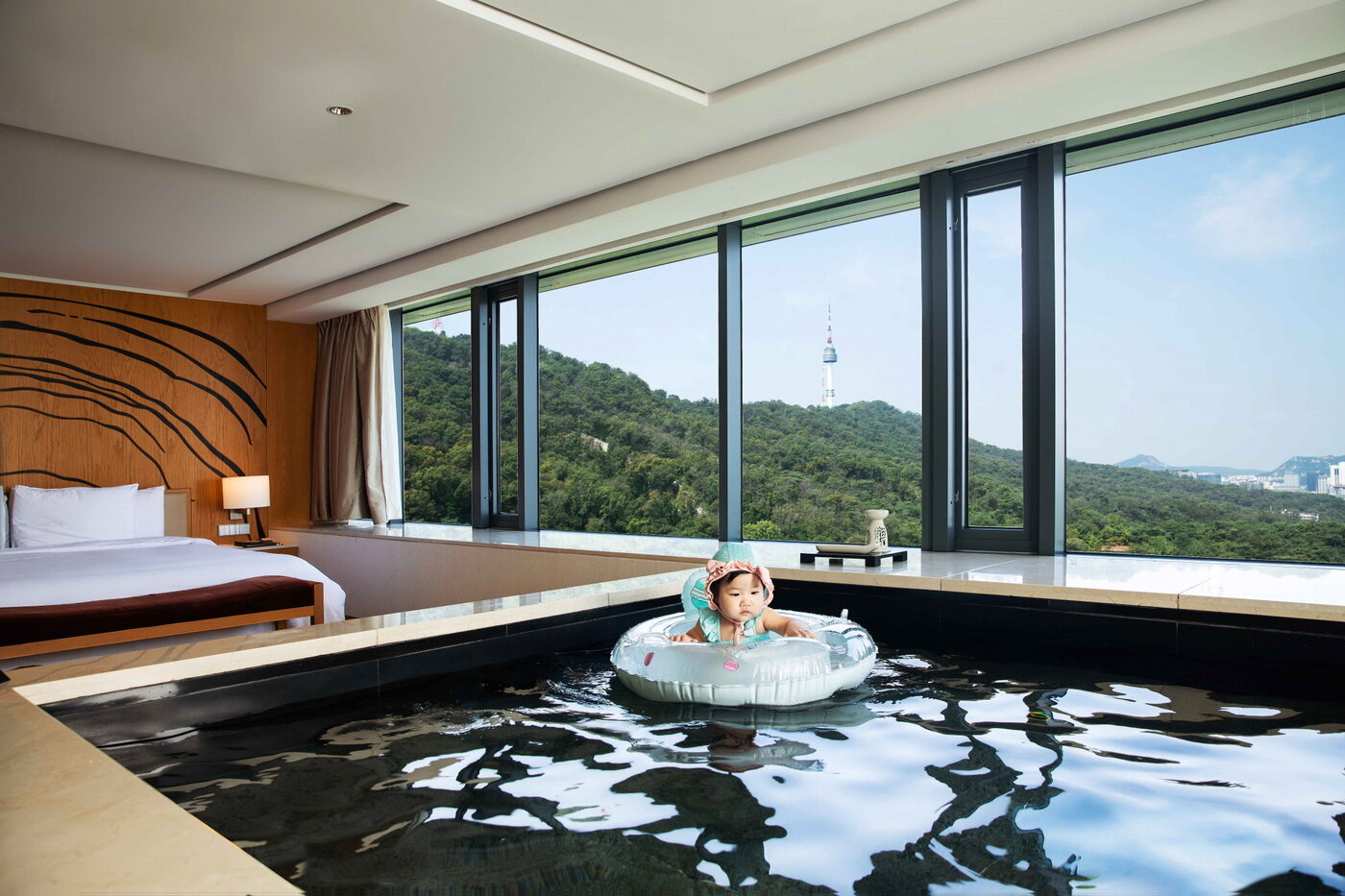 본문 이미지 - 어린 자녀와 즐기는 호캉스(반얀트리 서울 제공)ⓒ 뉴스1