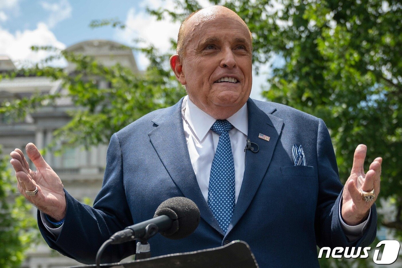 본문 이미지 - 도널드 트럼프 미국 대통령의 개인 변호사 루돌프 줄리아니 <자료사진> ⓒ AFP=뉴스1