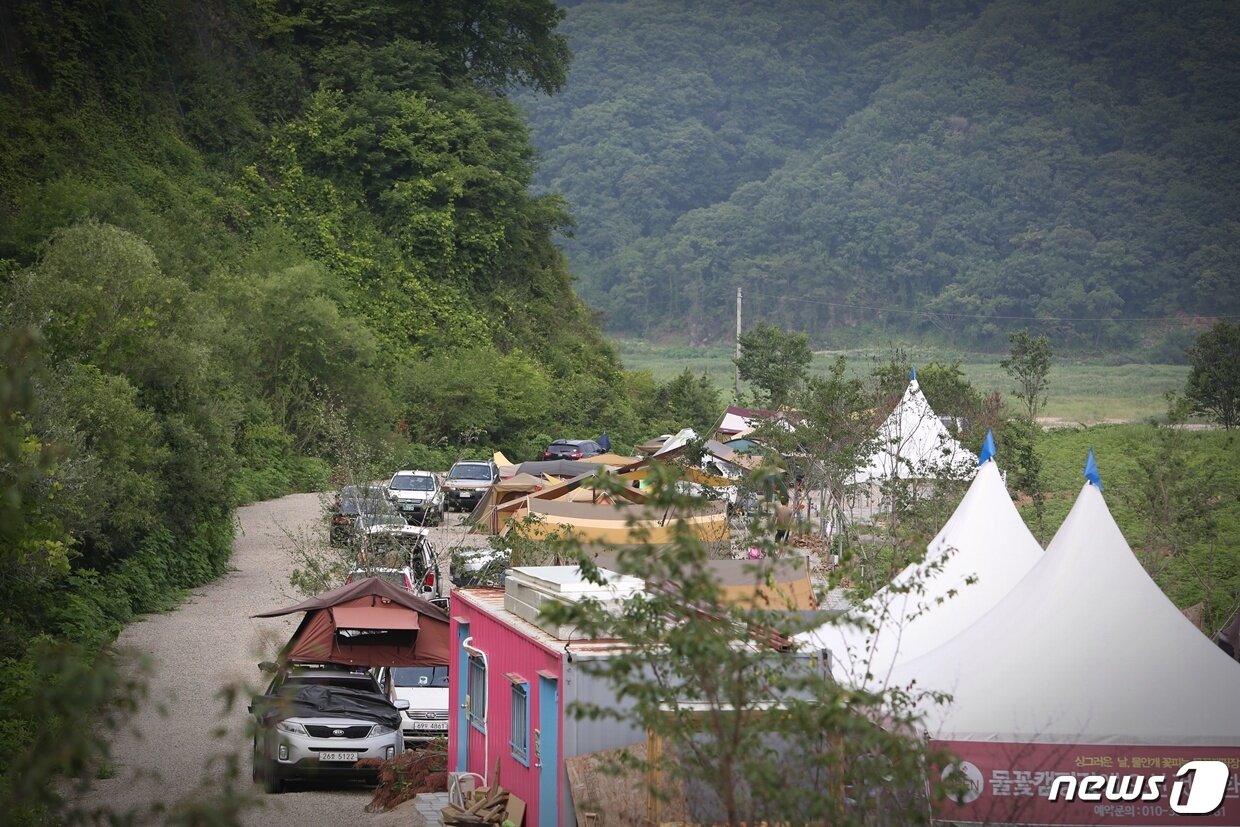 본문 이미지 - 연천 물꽃캠핑장.(경기관광공사 제공)/ⓒ 뉴스1