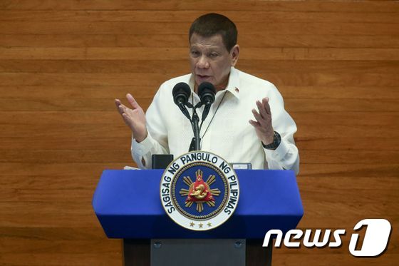 로드리고 두테르테 필리핀 대통령. © AFP=뉴스1