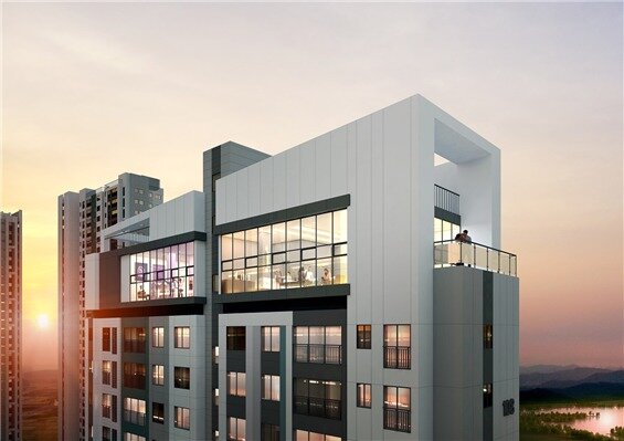 본문 이미지 - 천안 푸르지오 레이크사이드 스카이라운지./자료제공=대우건설ⓒ 뉴스1