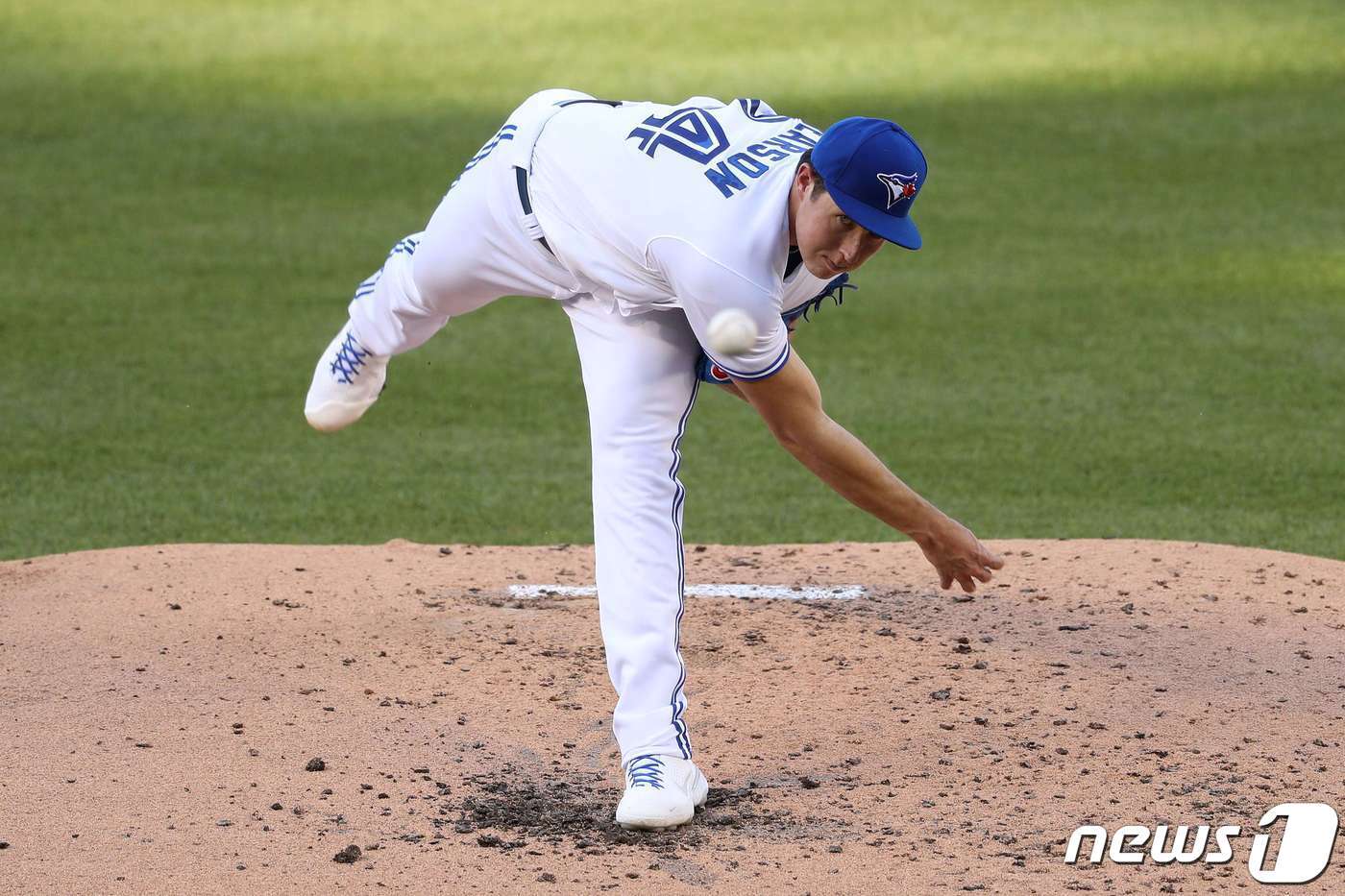 본문 이미지 - 토론토 루키 네이트 피어슨. ⓒ AFP=뉴스1