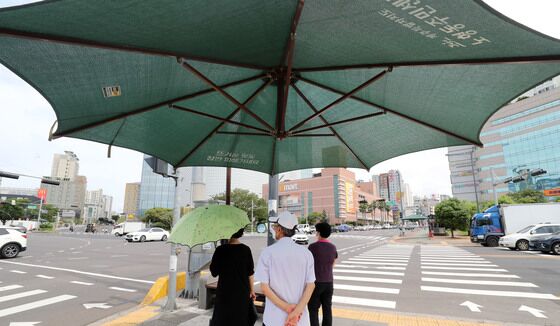 제주시, 폭염 대비 그늘막·쿨링포그 확충…"온열환자 최소화"