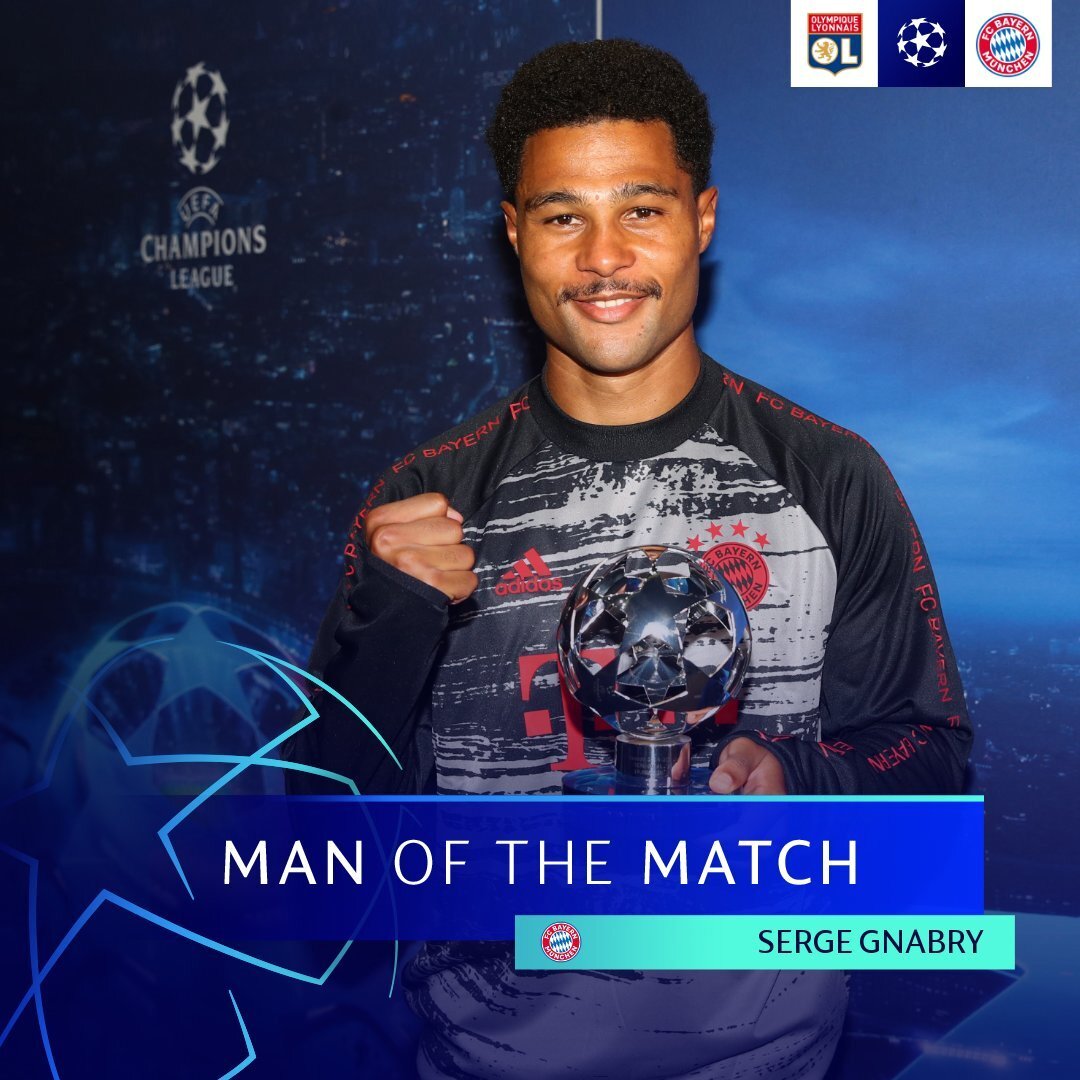 본문 이미지 - UEFA가 선정한 경기 MOM 그나브리 (UEFA SNS) ⓒ 뉴스1