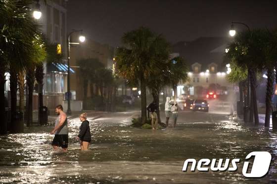 열대성 폭풍 '이사이아스'(Isaias). © AFP=뉴스1