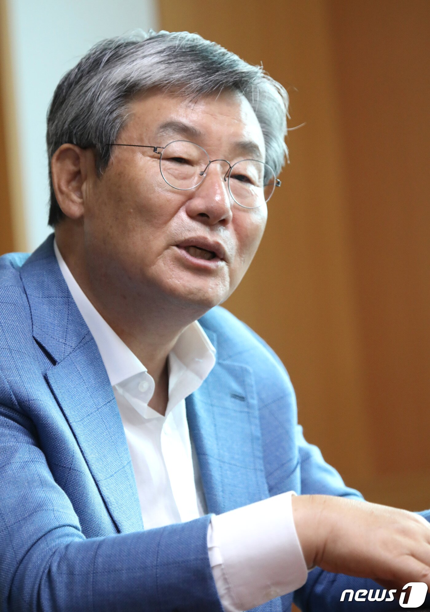 본문 이미지 - 곽용환 고령군수가 7일 뉴스1과 인터뷰를 하고 있다. 2020.8.7 /ⓒ 뉴스1