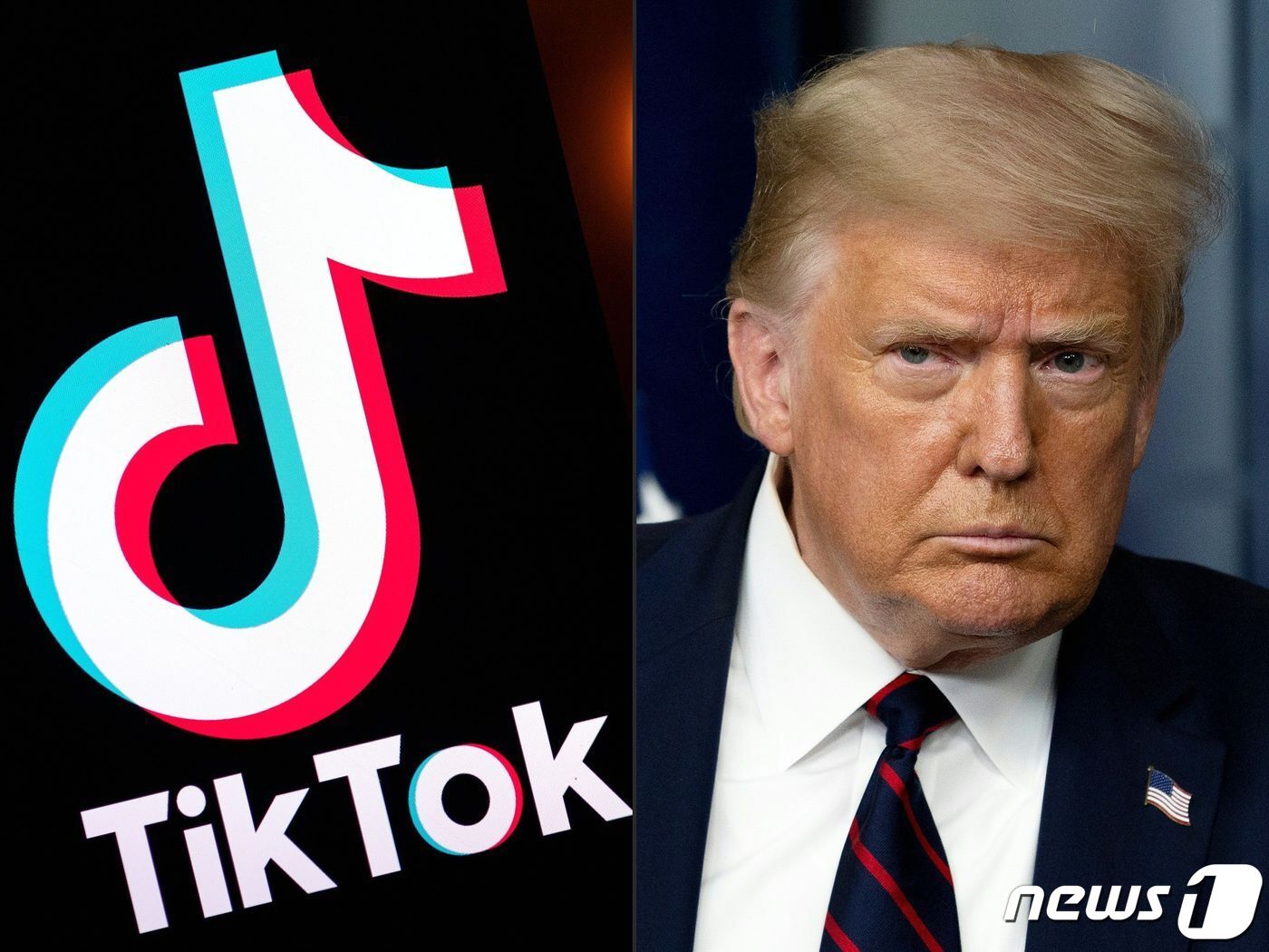 본문 이미지 - 도널드 트럼프 미국 대통령은 지난 6일 틱톡과 위챗, 그리고 모회사인 바이트댄스와 텐센트의 미국 내 거래를 전면 금지하는 행정명령에 서명했다. ⓒ AFP=뉴스1