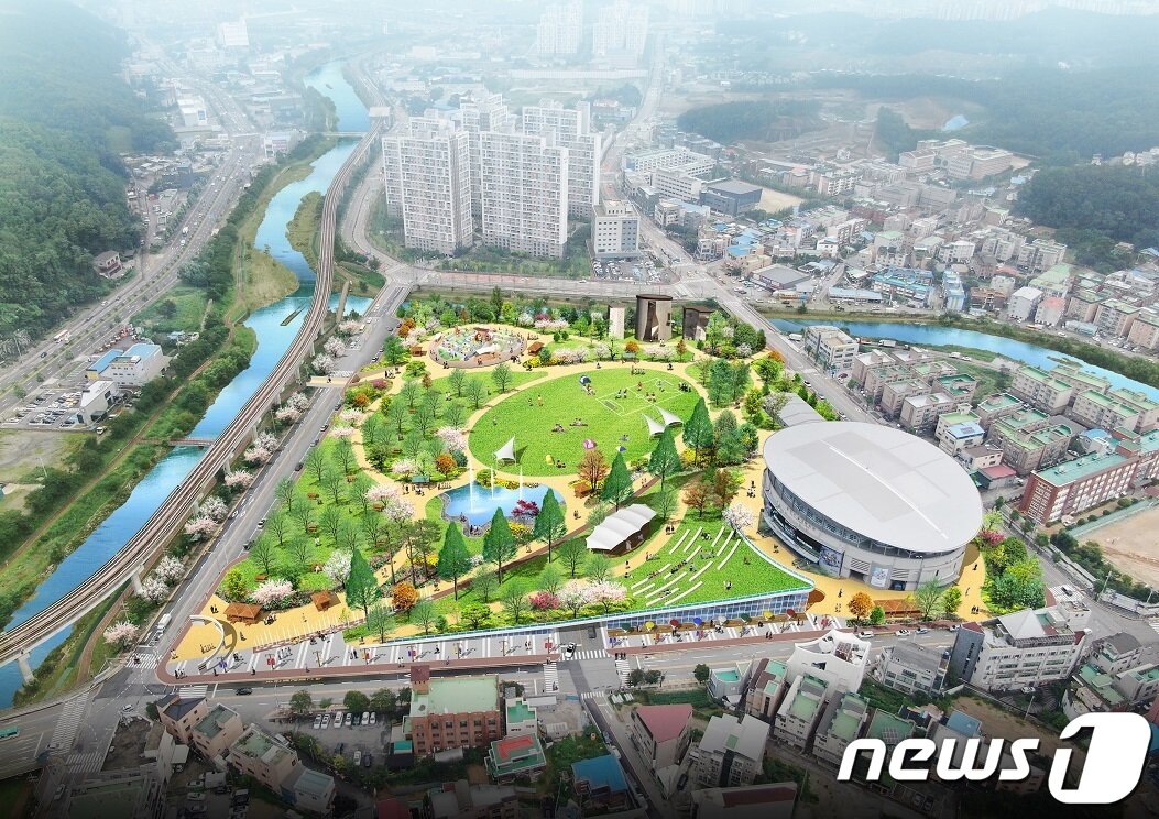 본문 이미지 - 용인 센트럴파크 조감도.(용인시 제공)ⓒ News1 