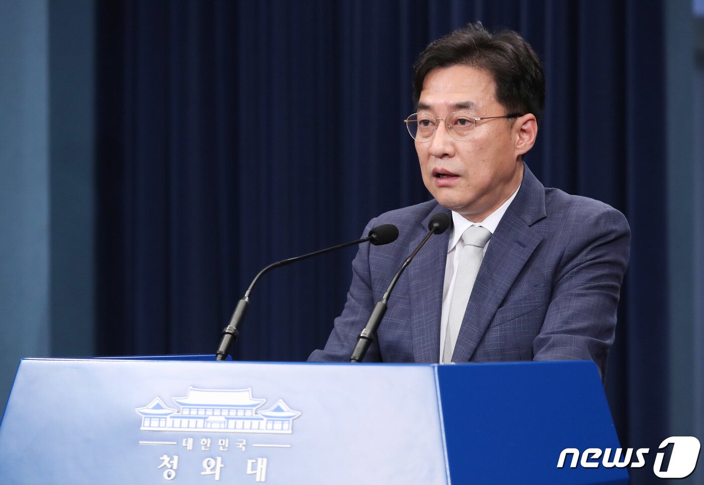 본문 이미지 - 강민석 청와대 대변인. /뉴스1 ⓒ News1 박정호 기자