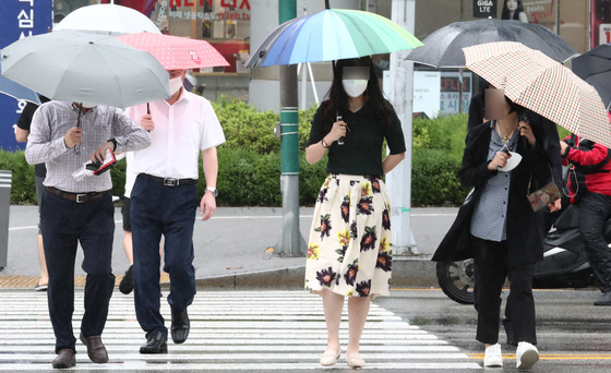 대전 호우주의보, 시간당 20~30㎜ 강한 비…주말 비 계속