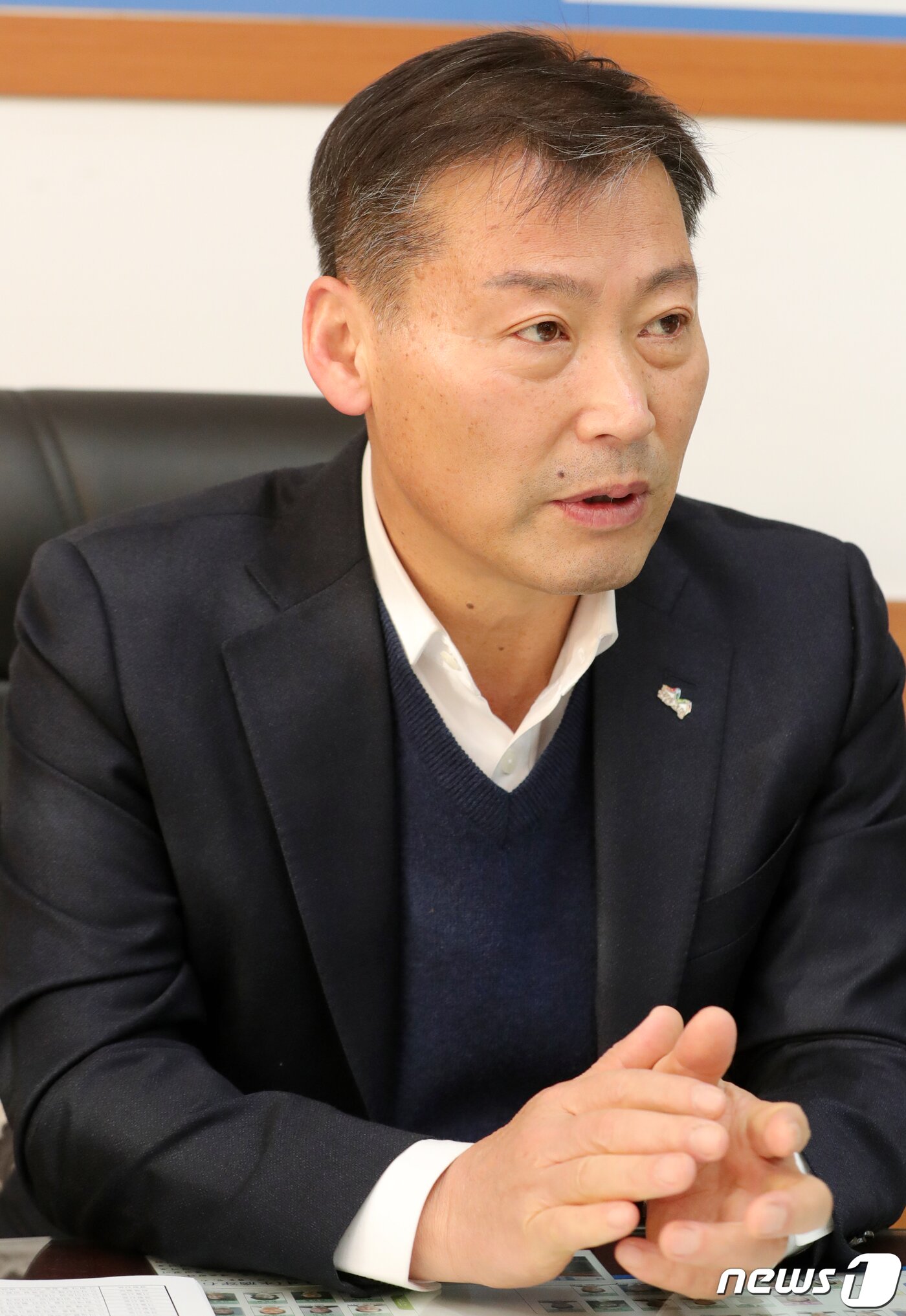 본문 이미지 - 전춘성 진안군수. ⓒ News1 유경석 기자
