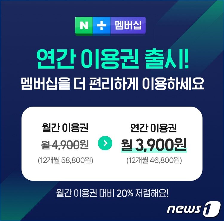 본문 이미지 - 네이버 멤버십 플러스 (네이버 제공) ⓒ 뉴스1