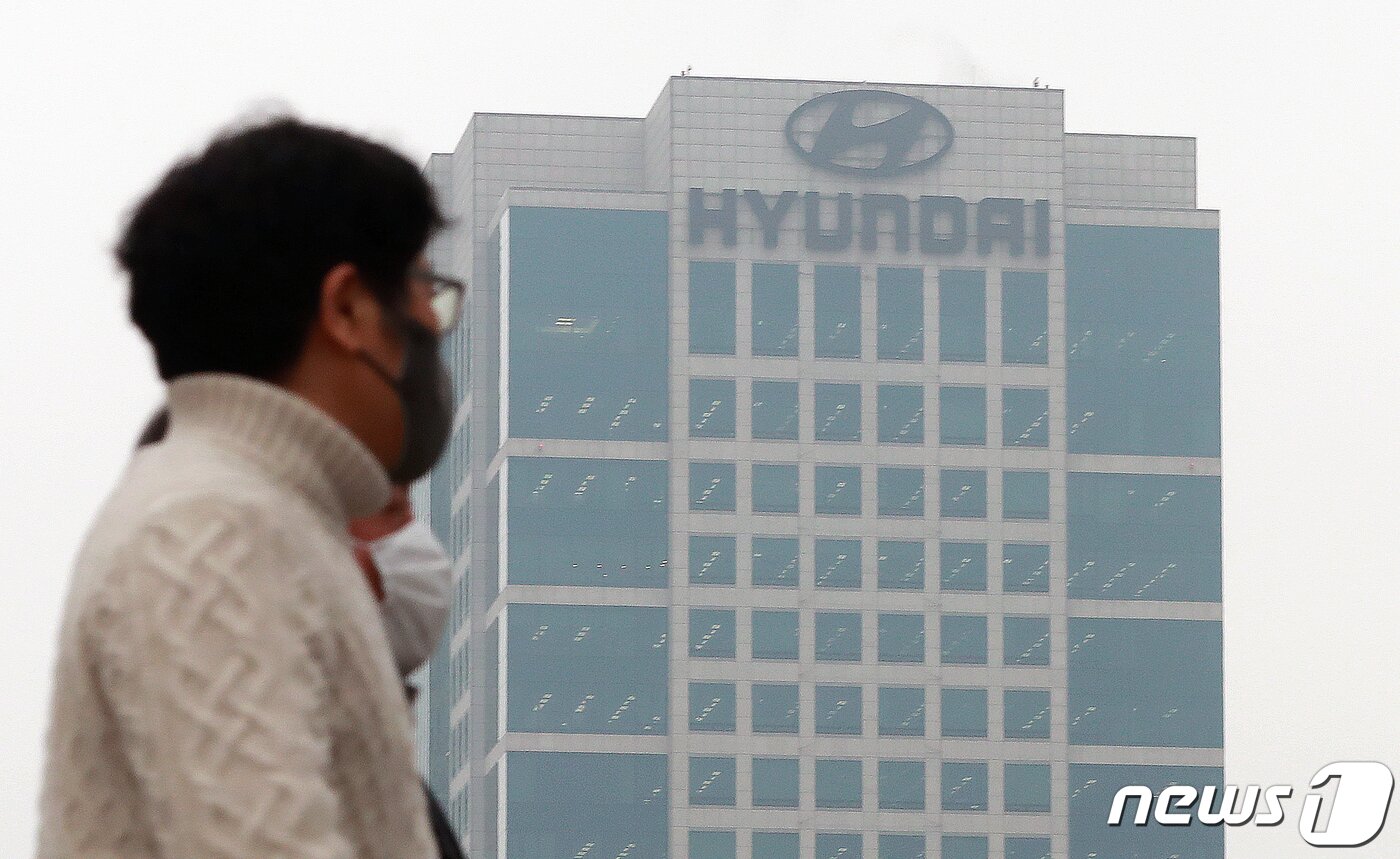 본문 이미지 - 서울 서초구 현대차 양재동 사옥. 2021.1.26 ⓒ 뉴스1 구윤성 기자