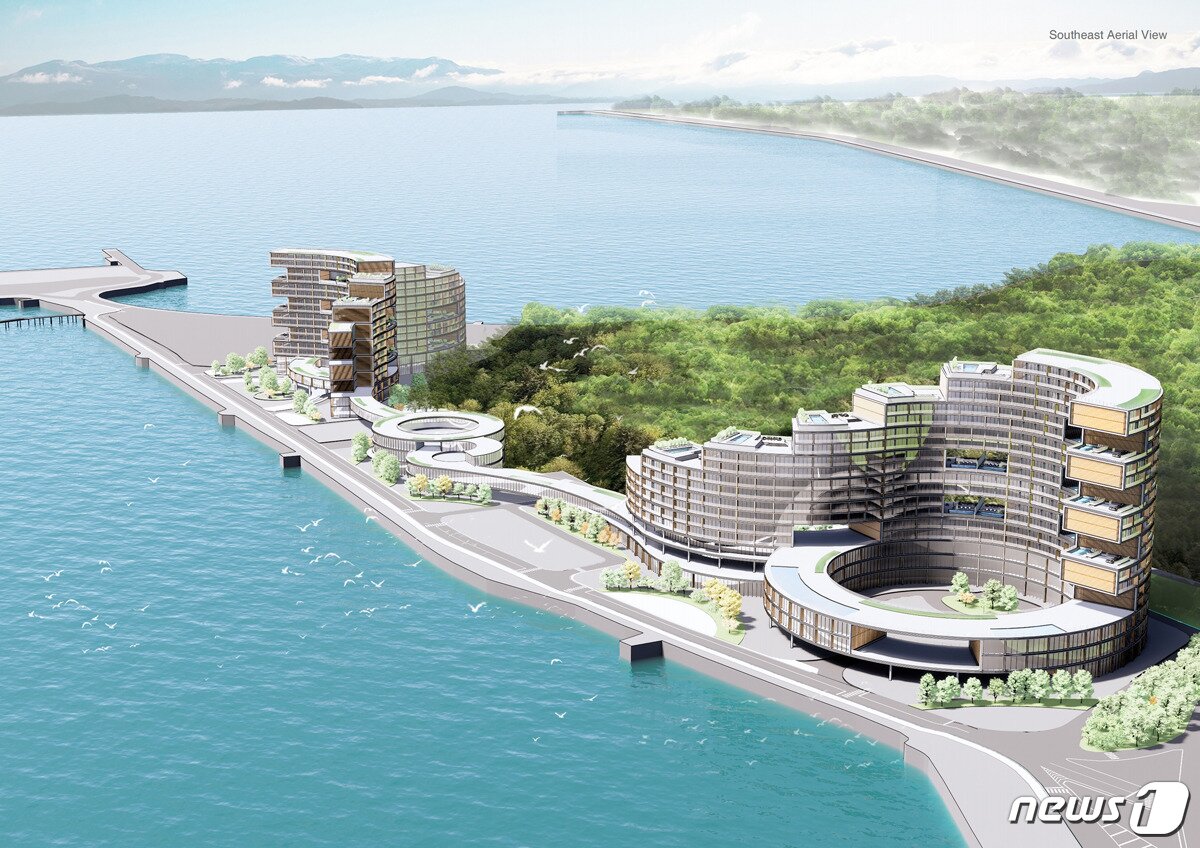 본문 이미지 - 간월도 관광지 개발사업 조감도ⓒ 뉴스1