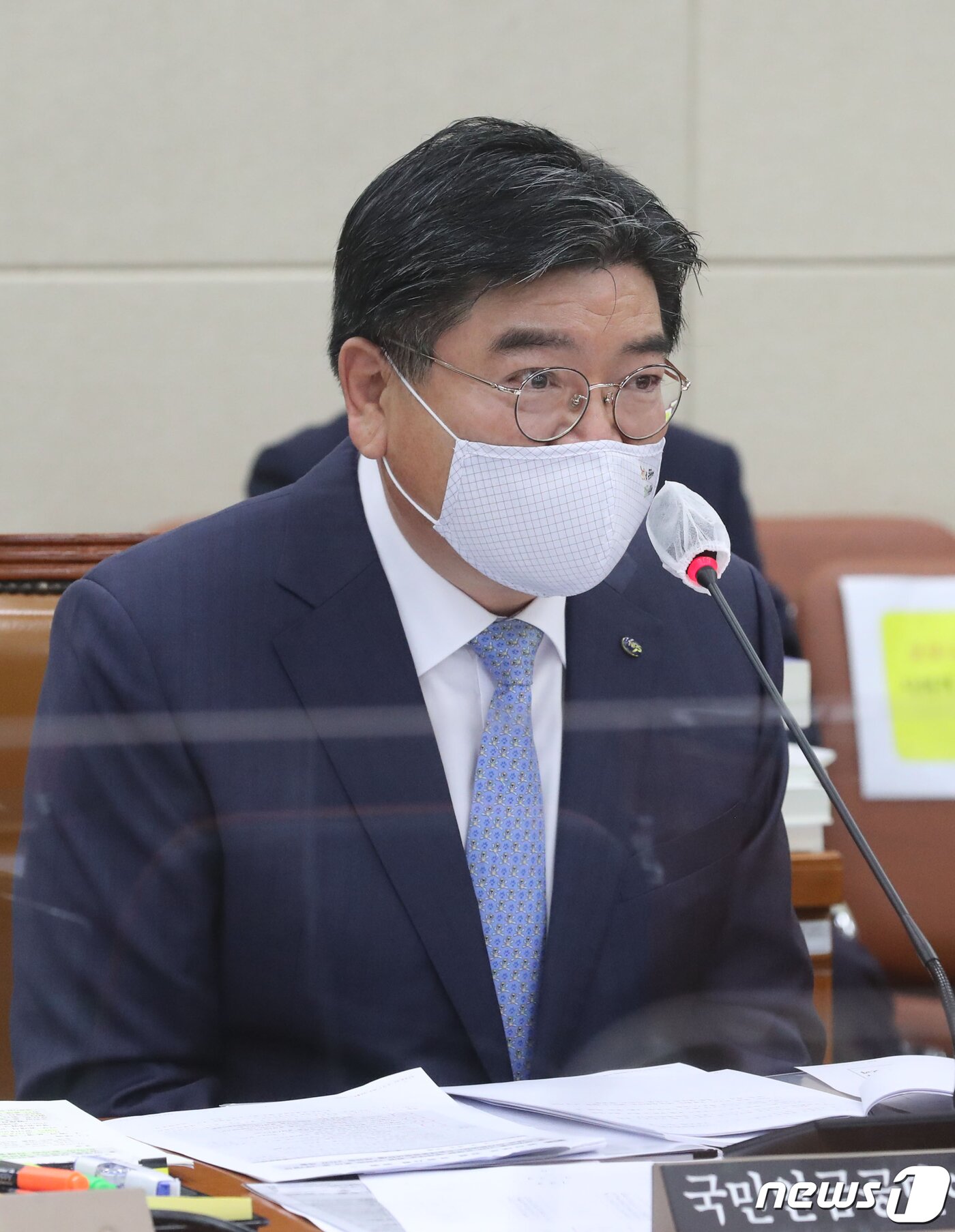 본문 이미지 - 김용진 전 국민연금공단 이사장. 2021.10.13/뉴스1 ⓒ News1 오대일 기자