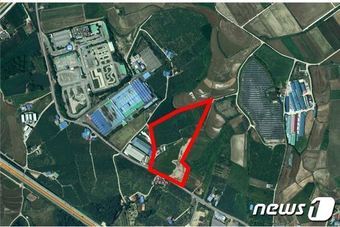 본문 이미지 - 예산군 한우경매시장이 내년 상반기에 총사업비 20억원&#40;도비 3억, 군비 7억, 축협 10억원&#41;을 들여 오가면 신장리로 확장, 이전한다.&#40;예산군 제공&#41;.ⓒ 뉴스1