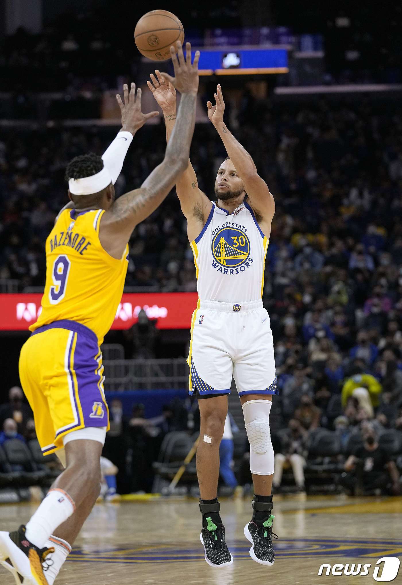 본문 이미지 - 골든스테이트 워리어스 스테판 커리. ⓒ AFP=뉴스1
