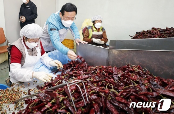 괴산군조합공동, 27일까지 건고추 195톤 수매 - 뉴스1