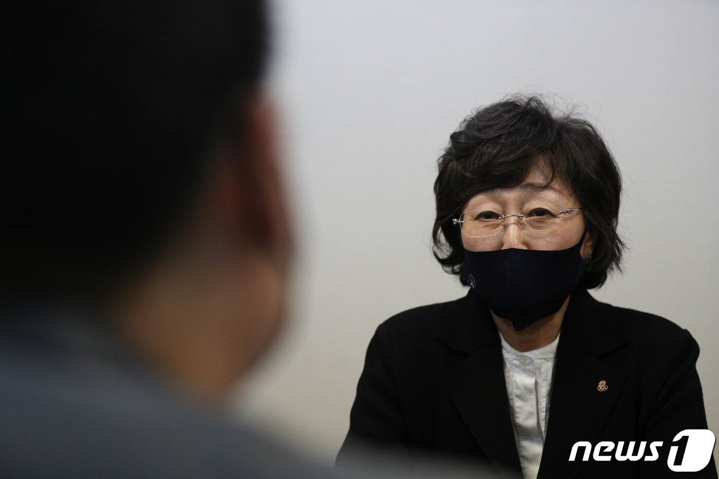 본문 이미지 - 신정희 대한하키협회 부회장이 22일 서울 중구의 한 공유오피스에서 뉴스1과 인터뷰를 하고 있다. 2021.10.22/뉴스1 ⓒ News1 성동훈 기자