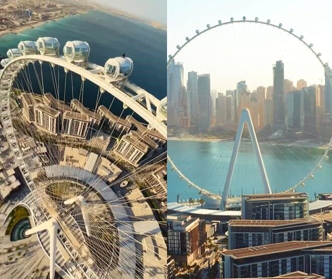 본문 이미지 - 두바이의 세계 최대 관람차 '아인 두바이'. (인스타그램 갈무리) ⓒ 뉴스1