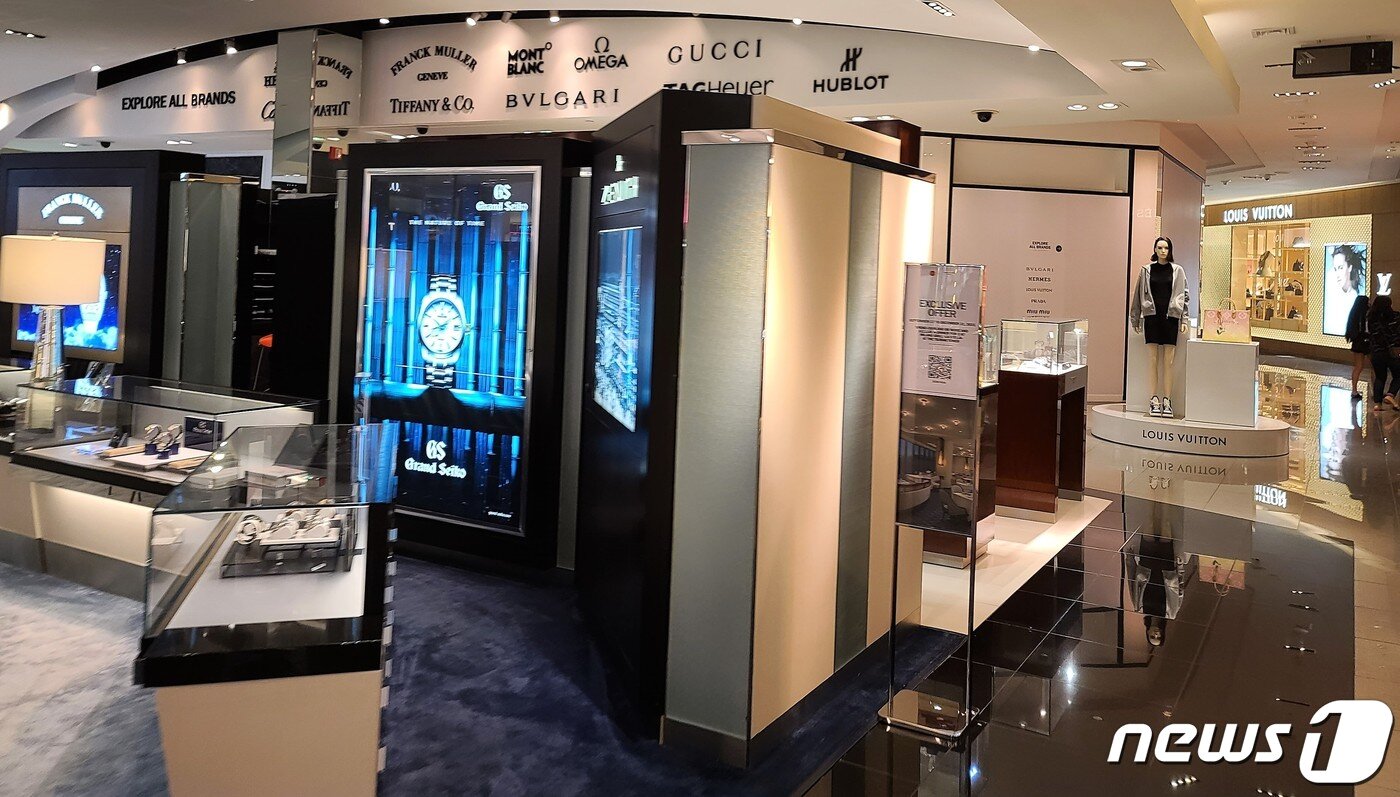 본문 이미지 - 미국령 괌 T갤러리아 조용한 내부 모습 ⓒ 뉴스1 조현기 기자