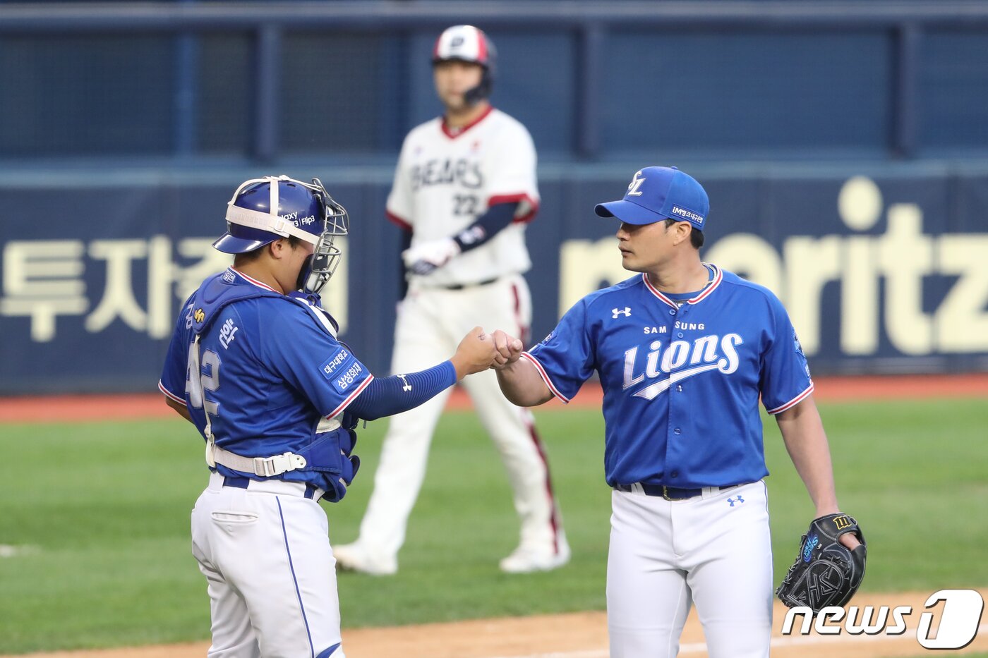 본문 이미지 - 역전 우승을 노리는 삼성 라이온즈. &#40;뉴스1 DB&#41; /뉴스1 ⓒ News1 황기선 기자