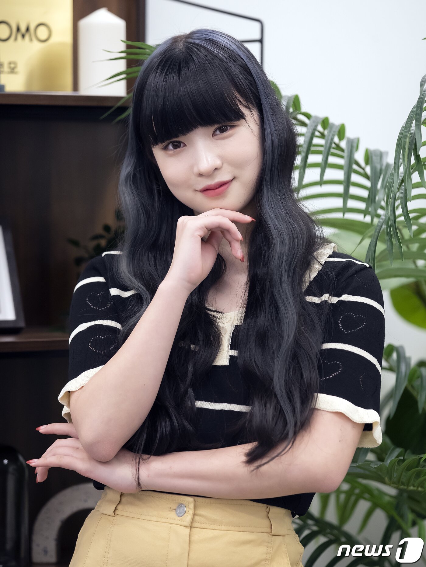 본문 이미지 - 미스틱스토리의 첫 걸그룹 빌리(Billlie)의 하루나 ⓒ News1 김진환 기자