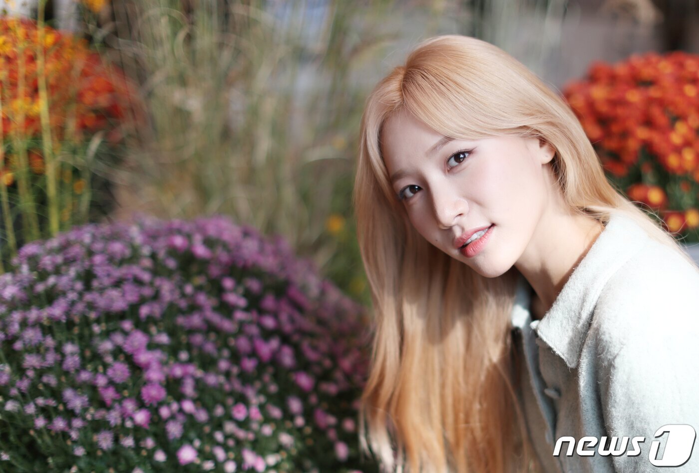 본문 이미지 - 걸그룹 라붐&#40;LABOUM&#41; 소연이 서울 종로구 뉴스1 본사에서 열린 인터뷰에 앞서 포즈를 취하고 있다. / 뉴스1 ⓒ News1 권현진 기자