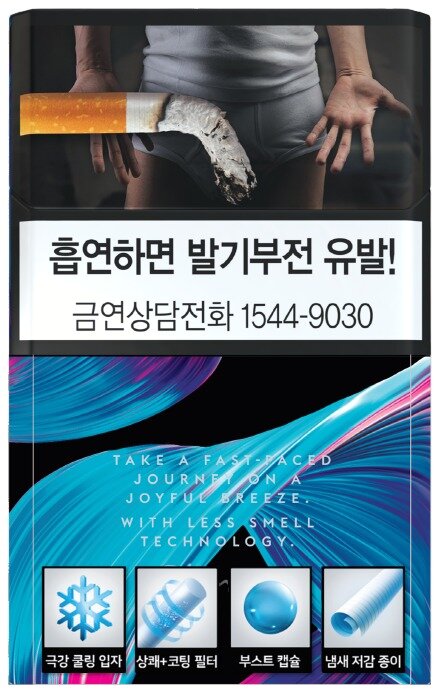 본문 이미지 - 던힐 아이스 큐브 뒷면ⓒ 뉴스1