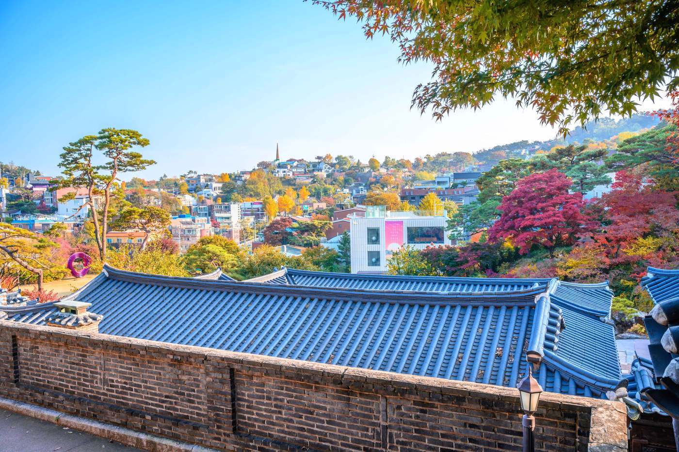 본문 이미지 - 석파정 별채에서 바라본 풍경