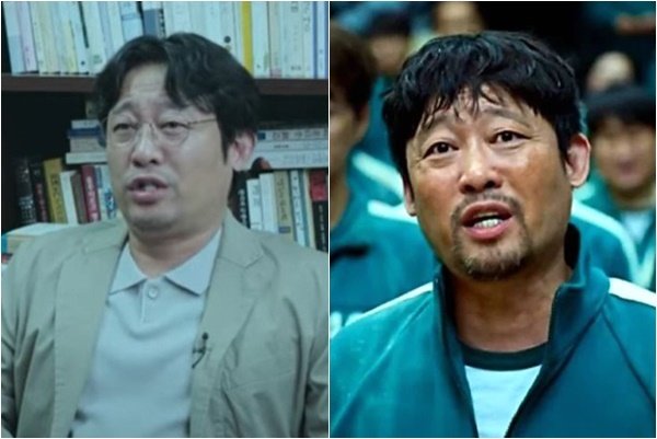 &#39;지옥&#39; &#40;왼쪽&#41; 및 &#39;오징어 게임&#39; 속 윤돈선 / 사진출처=넷플릭스,  윤돈선 인스타그램 ⓒ 뉴스1