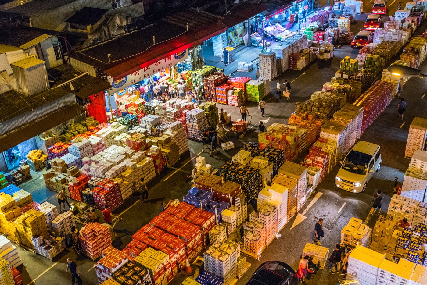 본문 이미지 - 야우마테이 과일 도매시장