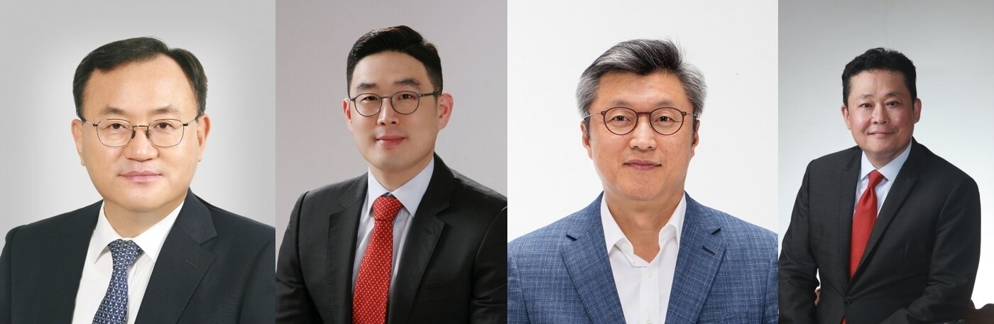 본문 이미지 - 명노현 ㈜LS CEO 사장, 구본규 LS전선 CEO 부사장, 신재호 LS엠트론 CEO 부사장, 김종우 LS일렉트릭 COO 사장(왼쪽부터). ⓒ 뉴스1
