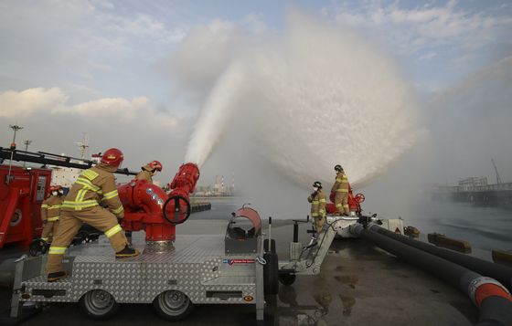 분당 4만 5000ℓ 물대포…소방청, '대용량포방사시스템' 충청권 배치