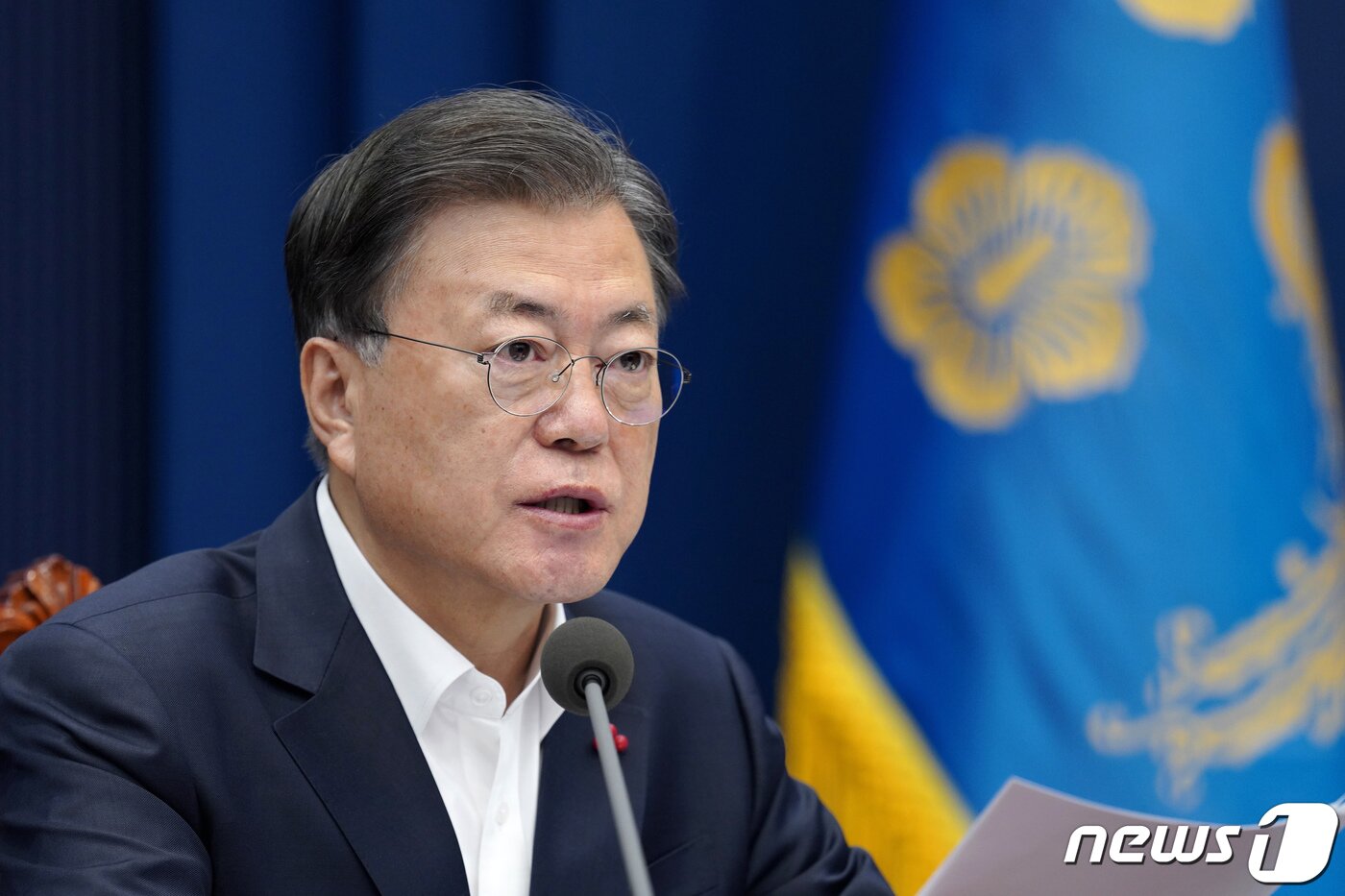 본문 이미지 - 문재인 대통령. 2021.12.21/뉴스1 ⓒ News1 이광호 기자
