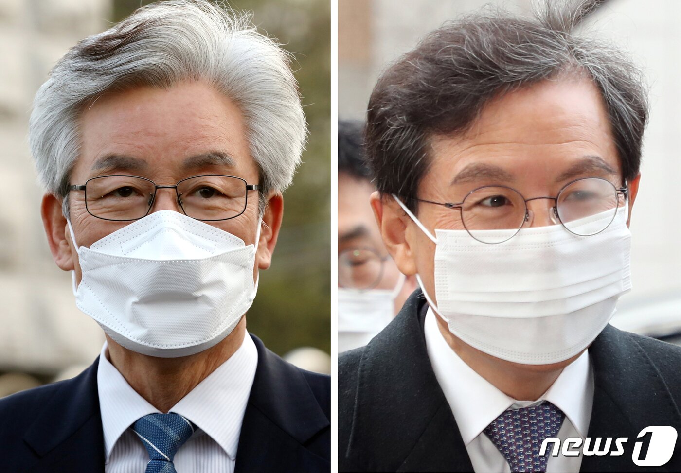 본문 이미지 - 정정순 전 더불어민주당 국회의원(왼쪽)과 윤갑근 전 국민의힘 충북도당위원 ⓒ News1