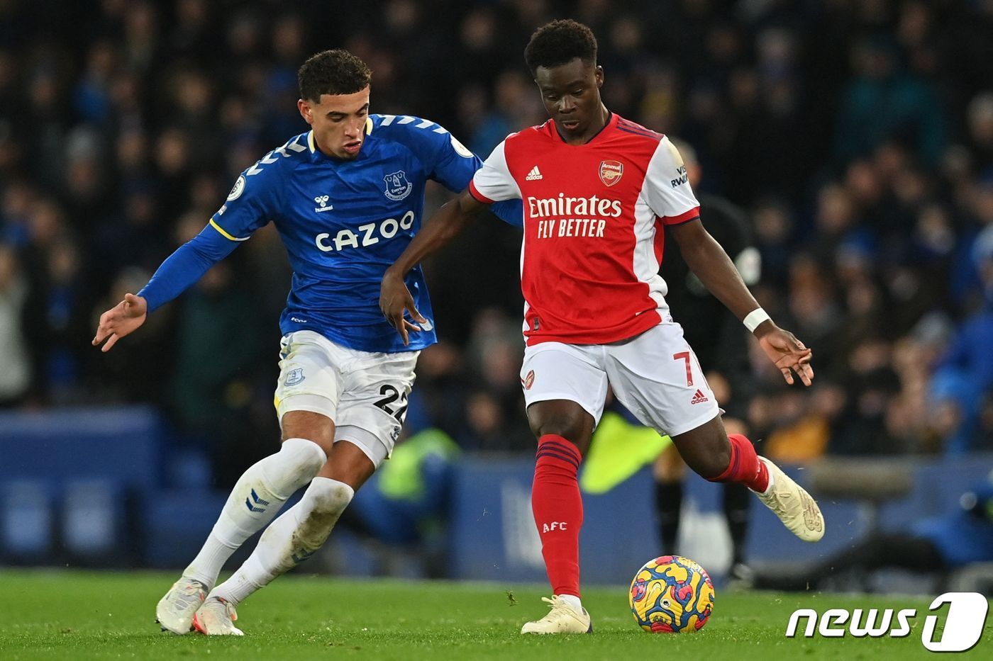 본문 이미지 - 에버튼 고드프리(왼쪽). ⓒ AFP=뉴스1