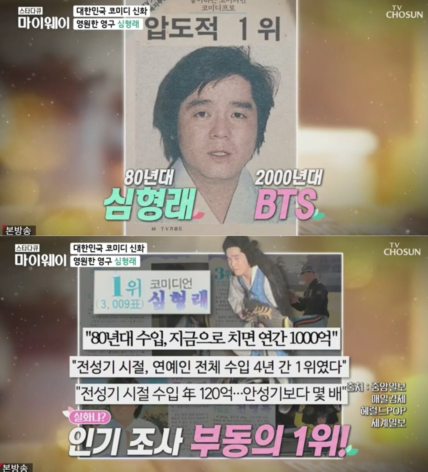 본문 이미지 - TV조선 &#39;스타다큐 마이웨이&#39; 방송화면 갈무리 ⓒ 뉴스1