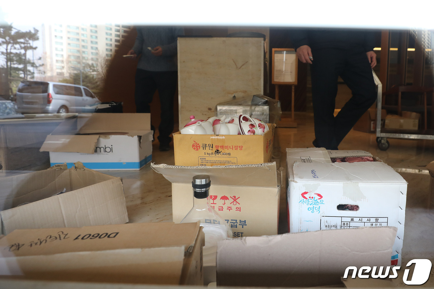 (서울=뉴스1) 임세영 기자 = 신종 코로나바이러스 감염증(코로나19) 장기화로 호텔 등 숙박업 경영난이 지속된 가운데 1일 영업을 종료한 서울 서초구 쉐라톤 서울 팔래스 강남호텔 …